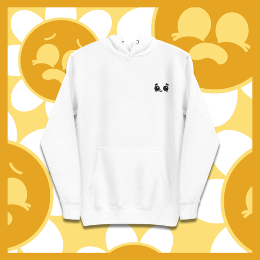 UNDERSTAND hoodie with an embroidered face